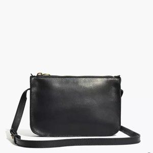 Madewell Simple Crossbody Leather Bag Black